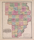 Atlas of Illinois--continued from Atlas of Marshall County and the State of Illinois : to Which Is Added an Atlas of the United States, Maps of the Hemispheres &c. &c. &c 1870 by Relic Map Company