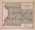 Atlas of Illinois--continued from Atlas of Marshall County and the State of Illinois : to Which Is Added an Atlas of the United States, Maps of the Hemispheres &c. &c. &c 1870 by Relic Map Company