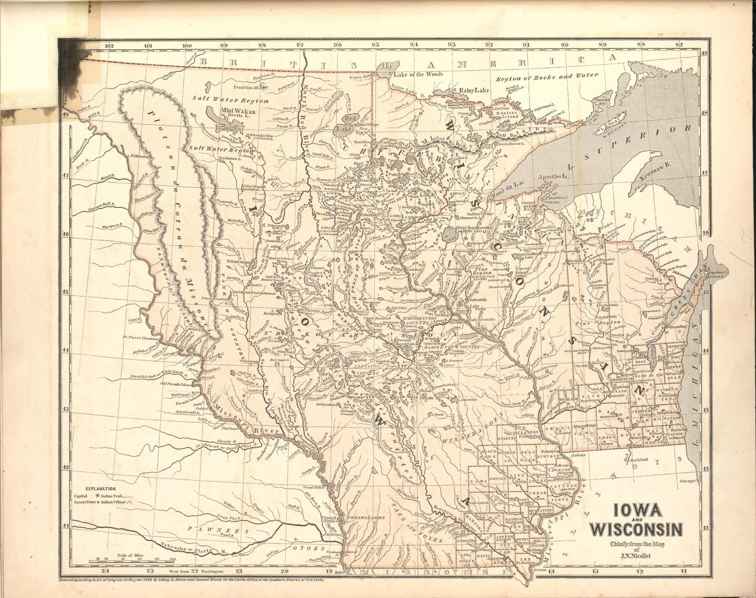 Iowa and Wisconsin from Morse&