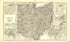 Map of Ohio With Insets of Cities from Atlas of Williams County, Ohio : from County Records, Plats and Surveys 1894 by Relic Map Company