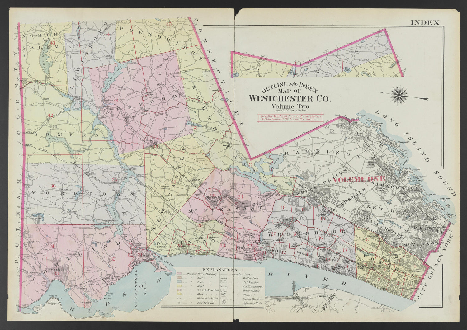 Image 4 of Atlas of Westchester County, New York from Atlas of Westchester County, New York : from Actual Surveys and Official Plans 1911 by Relic Map Company