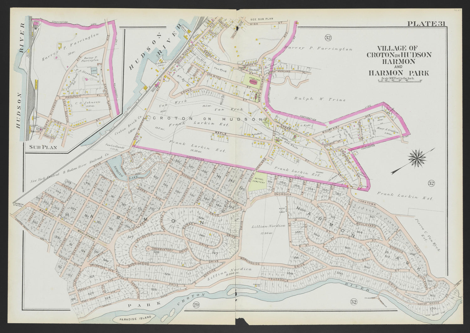 Image 35 of Atlas of Westchester County, New York from Atlas of Westchester County, New York : from Actual Surveys and Official Plans 1911 by Relic Map Company