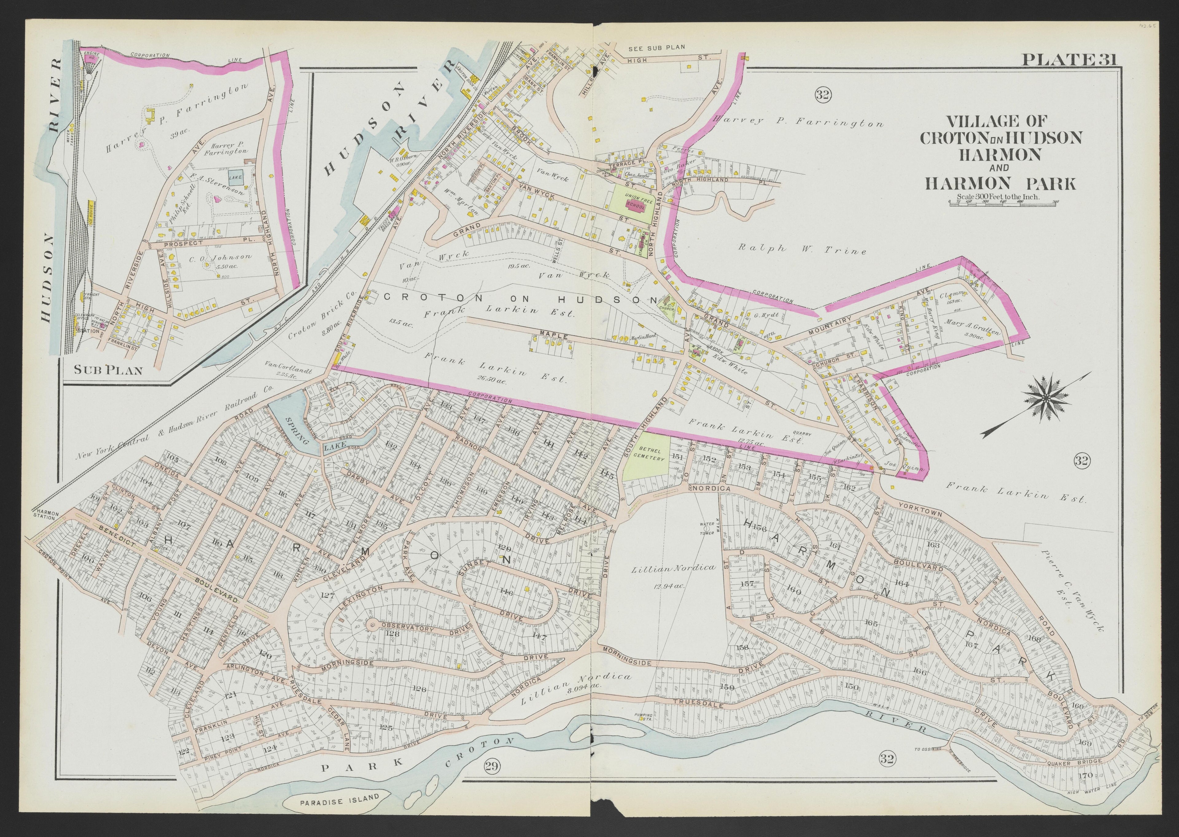 Image 35 of Atlas of Westchester County, New York from Atlas of Westchester County, New York : from Actual Surveys and Official Plans 1911 by Relic Map Company