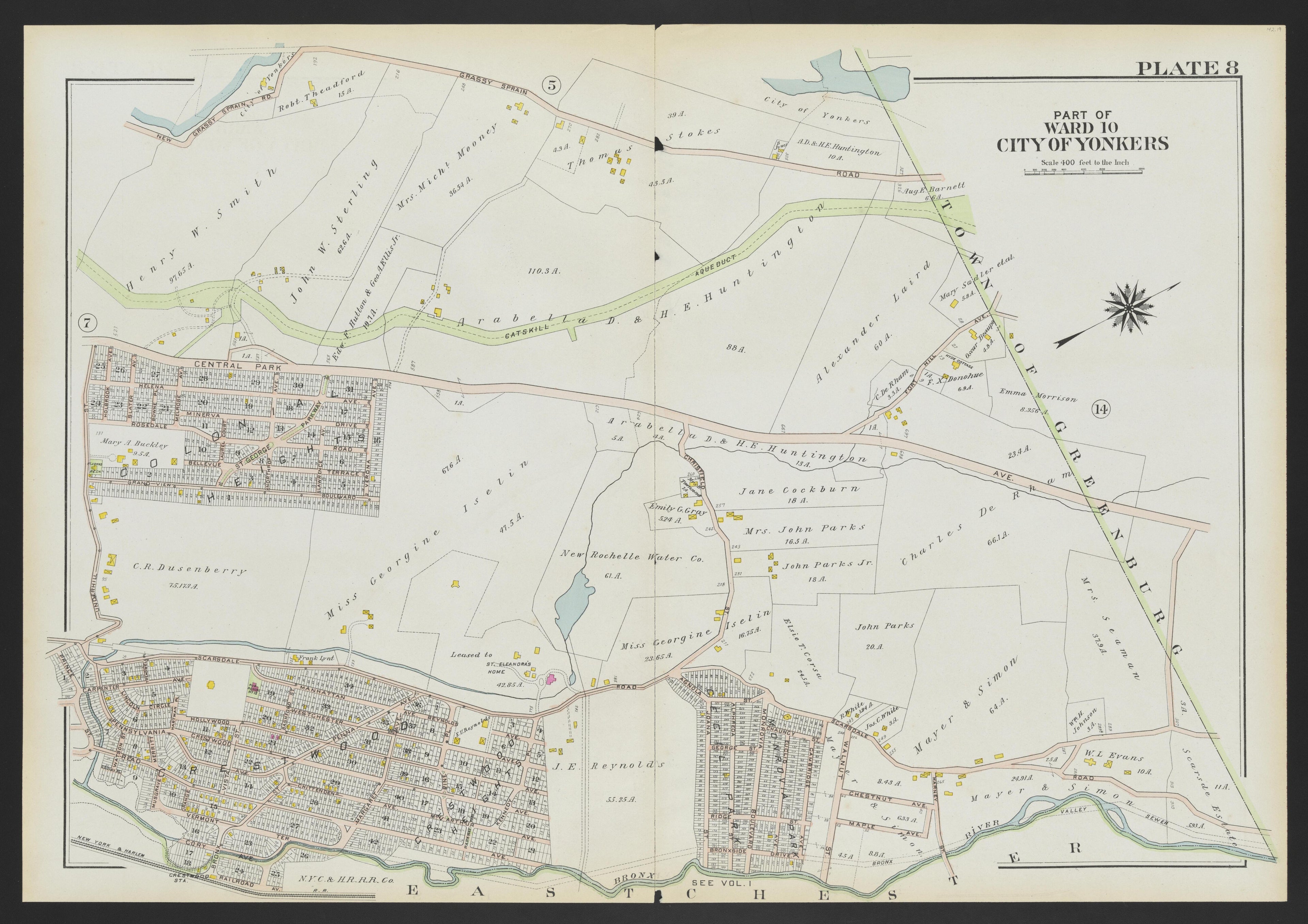Image 12 of Atlas of Westchester County, New York from Atlas of Westchester County, New York : from Actual Surveys and Official Plans 1911 by Relic Map Company