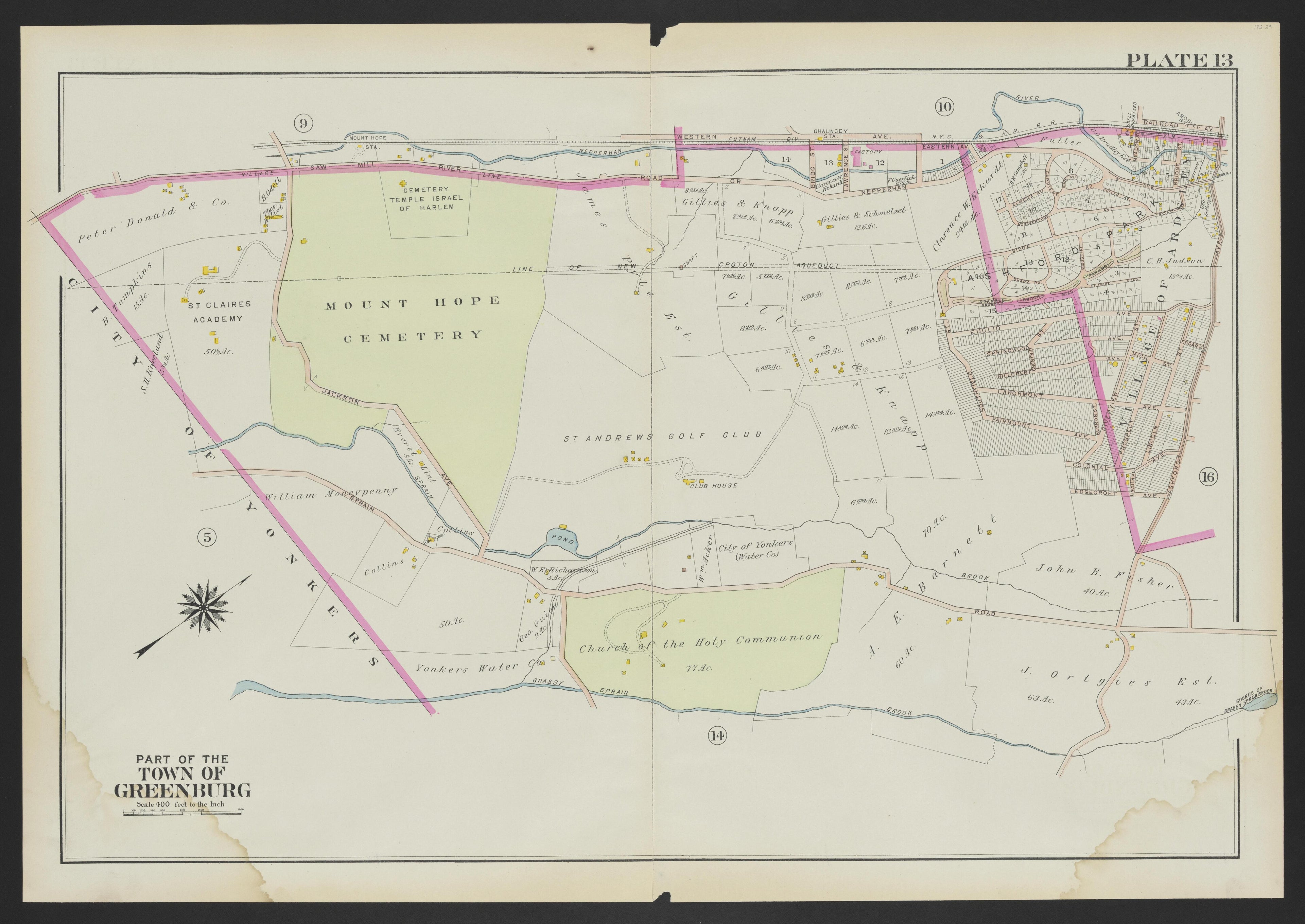 Image 17 of Atlas of Westchester County, New York from Atlas of Westchester County, New York : from Actual Surveys and Official Plans 1911 by Relic Map Company
