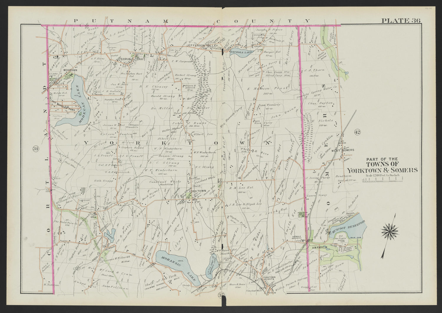 Image 40 of Atlas of Westchester County, New York from Atlas of Westchester County, New York : from Actual Surveys and Official Plans 1911 by Relic Map Company