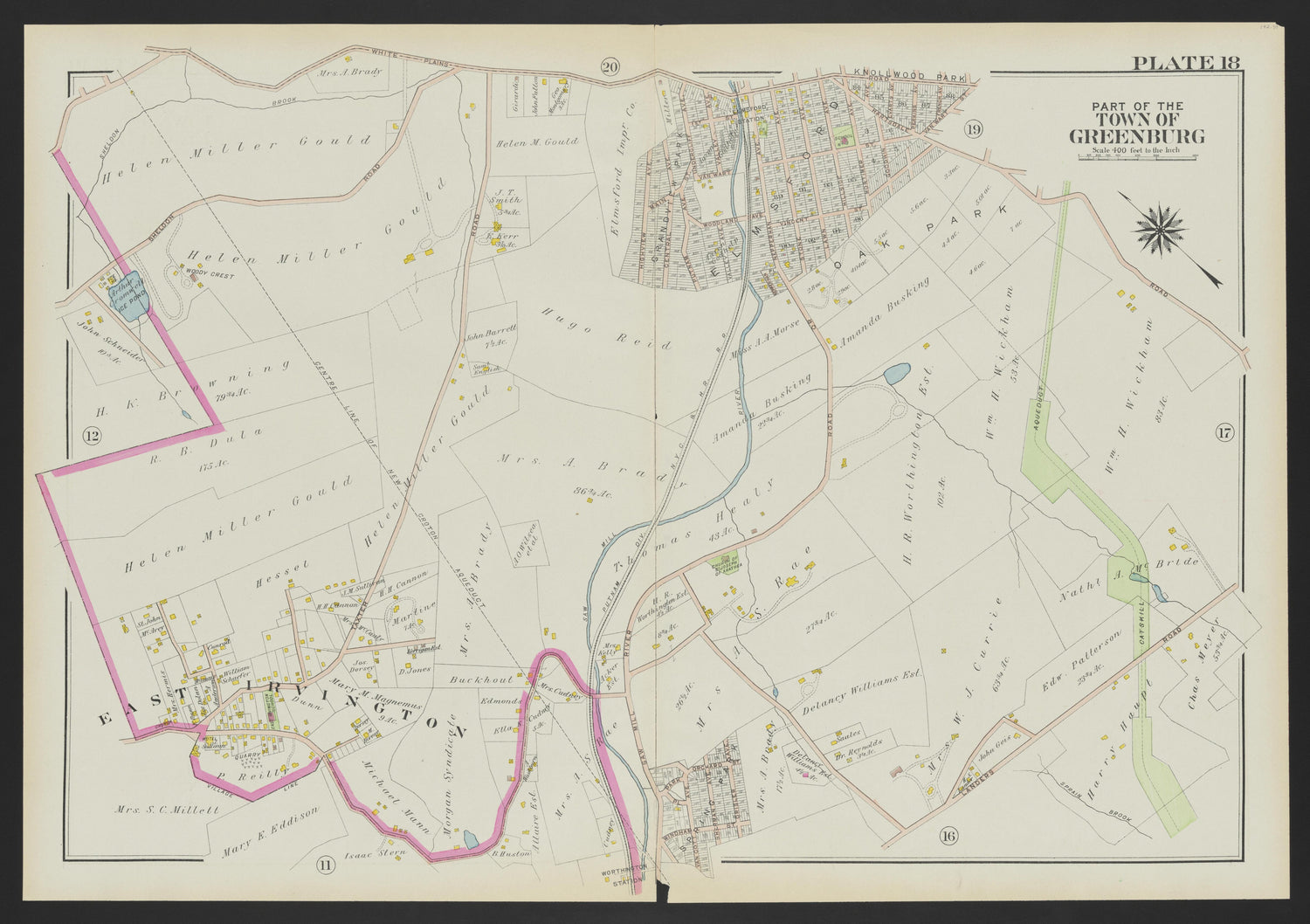 Image 22 of Atlas of Westchester County, New York from Atlas of Westchester County, New York : from Actual Surveys and Official Plans 1911 by Relic Map Company