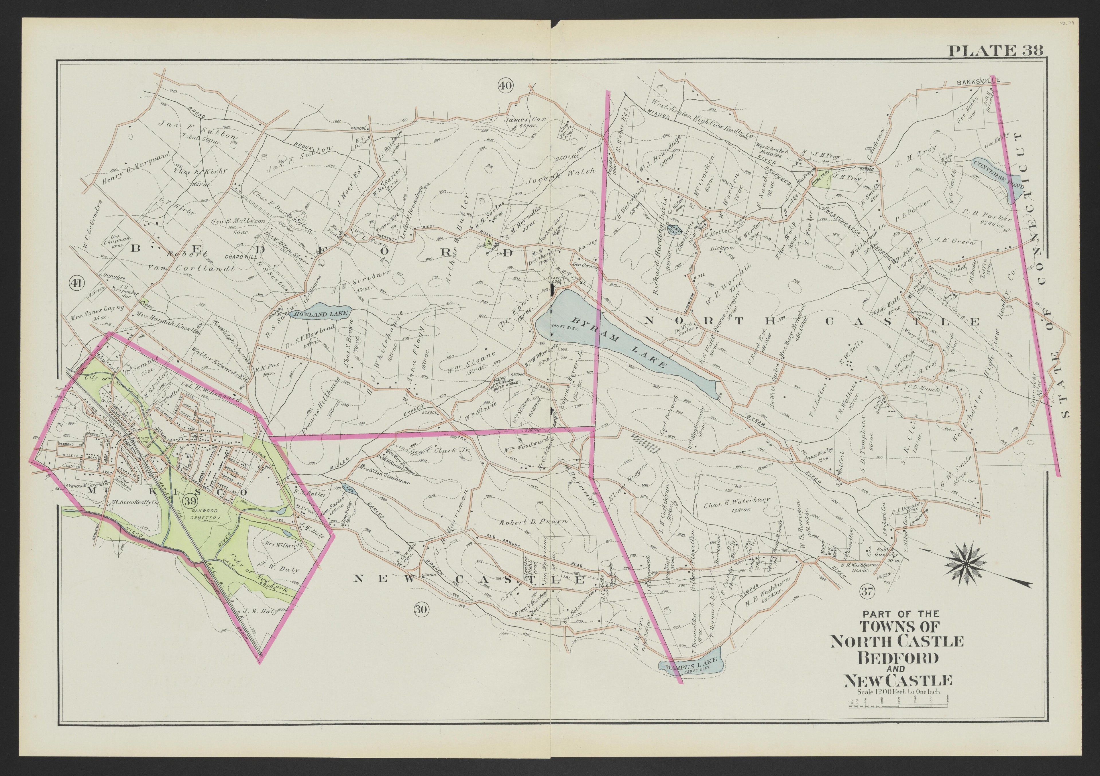 Image 42 of Atlas of Westchester County, New York from Atlas of Westchester County, New York : from Actual Surveys and Official Plans 1911 by Relic Map Company