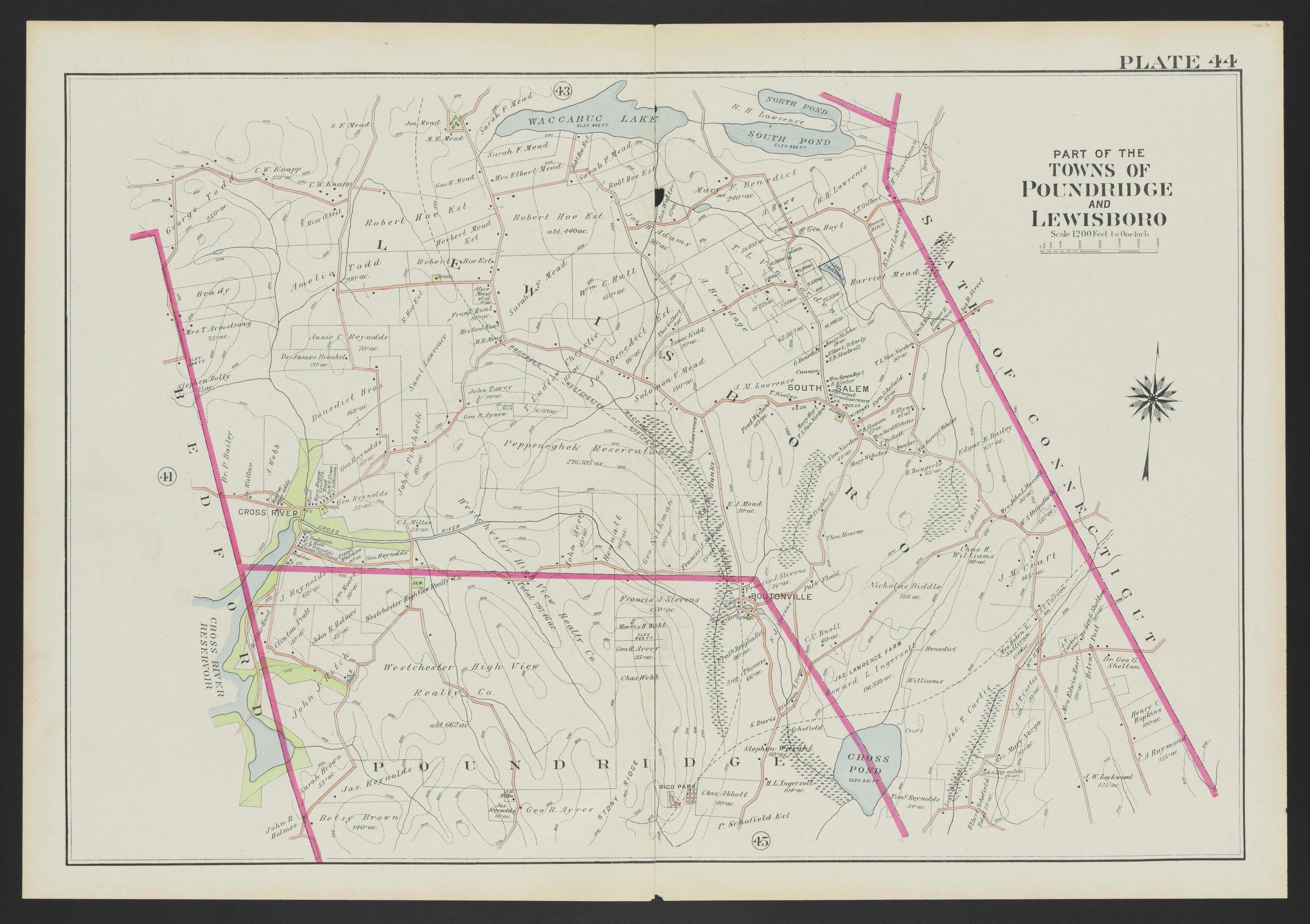 Image 48 of Atlas of Westchester County, New York from Atlas of Westchester County, New York : from Actual Surveys and Official Plans 1911 by Relic Map Company