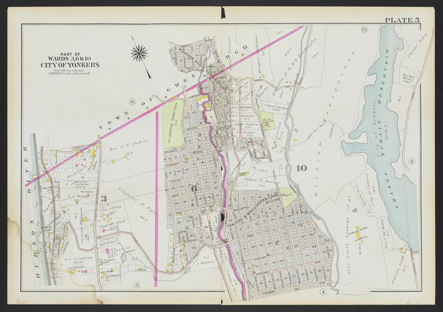 Image 9 of Atlas of Westchester County, New York from Atlas of Westchester County, New York : from Actual Surveys and Official Plans 1911 by Relic Map Company