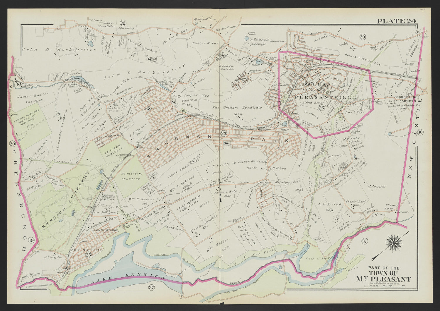 Image 28 of Atlas of Westchester County, New York from Atlas of Westchester County, New York : from Actual Surveys and Official Plans 1911 by Relic Map Company