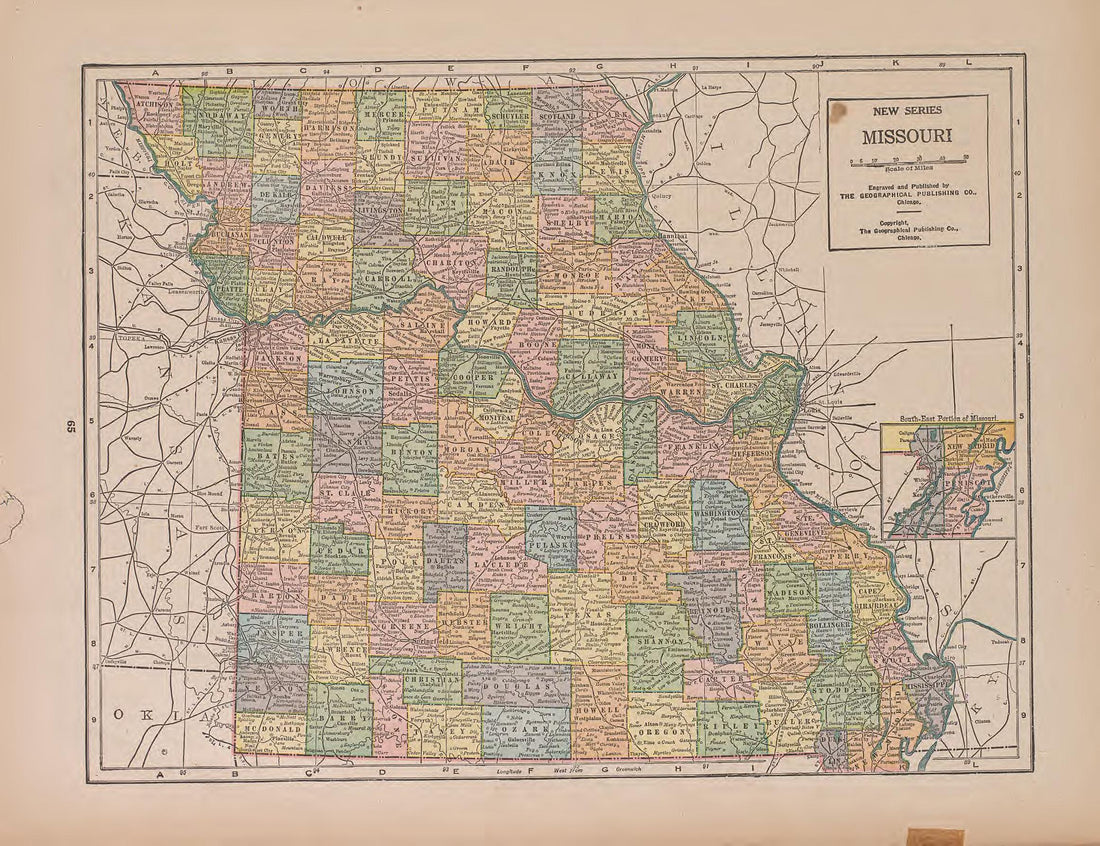 This old map of Doniphan County, Kansas,  was created by Anderson Publishing Company|Burgoyne, Alan H. (Alan Hughes)|James, George Wharton|Peake, Elmore Elliott in 1927