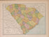 South Carolina from Atlas of Doniphan County, Kansas : Containing Maps of Townships of the County, Maps of State, United States and World : Farmers Directory, Analysis of the System of U.S. Land Surveys 1927 by Relic Map Company
