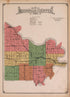 Doniphan County from Atlas of Doniphan County, Kansas : Containing Maps of Townships of the County, Maps of State, United States and World : Farmers Directory, Analysis of the System of U.S. Land Surveys 1927 by Relic Map Company