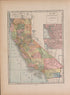 California from Atlas of Doniphan County, Kansas : Containing Maps of Townships of the County, Maps of State, United States and World : Farmers Directory, Analysis of the System of U.S. Land Surveys 1927 by Relic Map Company
