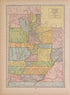 Utah from Atlas of Doniphan County, Kansas : Containing Maps of Townships of the County, Maps of State, United States and World : Farmers Directory, Analysis of the System of U.S. Land Surveys 1927 by Relic Map Company