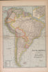 South America from Atlas of Doniphan County, Kansas : Containing Maps of Townships of the County, Maps of State, United States and World : Farmers Directory, Analysis of the System of U.S. Land Surveys 1927 by Relic Map Company