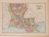 Louisana from Atlas of Doniphan County, Kansas : Containing Maps of Townships of the County, Maps of State, United States and World : Farmers Directory, Analysis of the System of U.S. Land Surveys 1927 by Relic Map Company