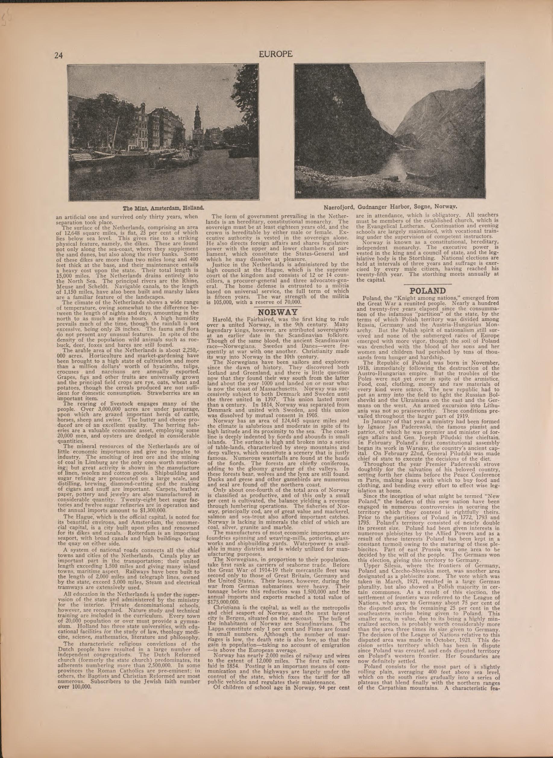 Views of Amsterdam and Norway and Text from Atlas of Doniphan County, Kansas : Containing Maps of Townships of the County, Maps of State, United States and World : Farmers Directory, Analysis of the System of U.S. Land Surveys 1927 by Relic Map Company