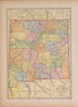 New Mexico from Atlas of Doniphan County, Kansas : Containing Maps of Townships of the County, Maps of State, United States and World : Farmers Directory, Analysis of the System of U.S. Land Surveys 1927 by Relic Map Company