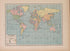 Map of the World from Atlas of Doniphan County, Kansas : Containing Maps of Townships of the County, Maps of State, United States and World : Farmers Directory, Analysis of the System of U.S. Land Surveys 1927 by Relic Map Company
