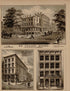 St. Claire Hotel from Illustrated Atlas of the City of Richmond, Va 1877 by Relic Map Company