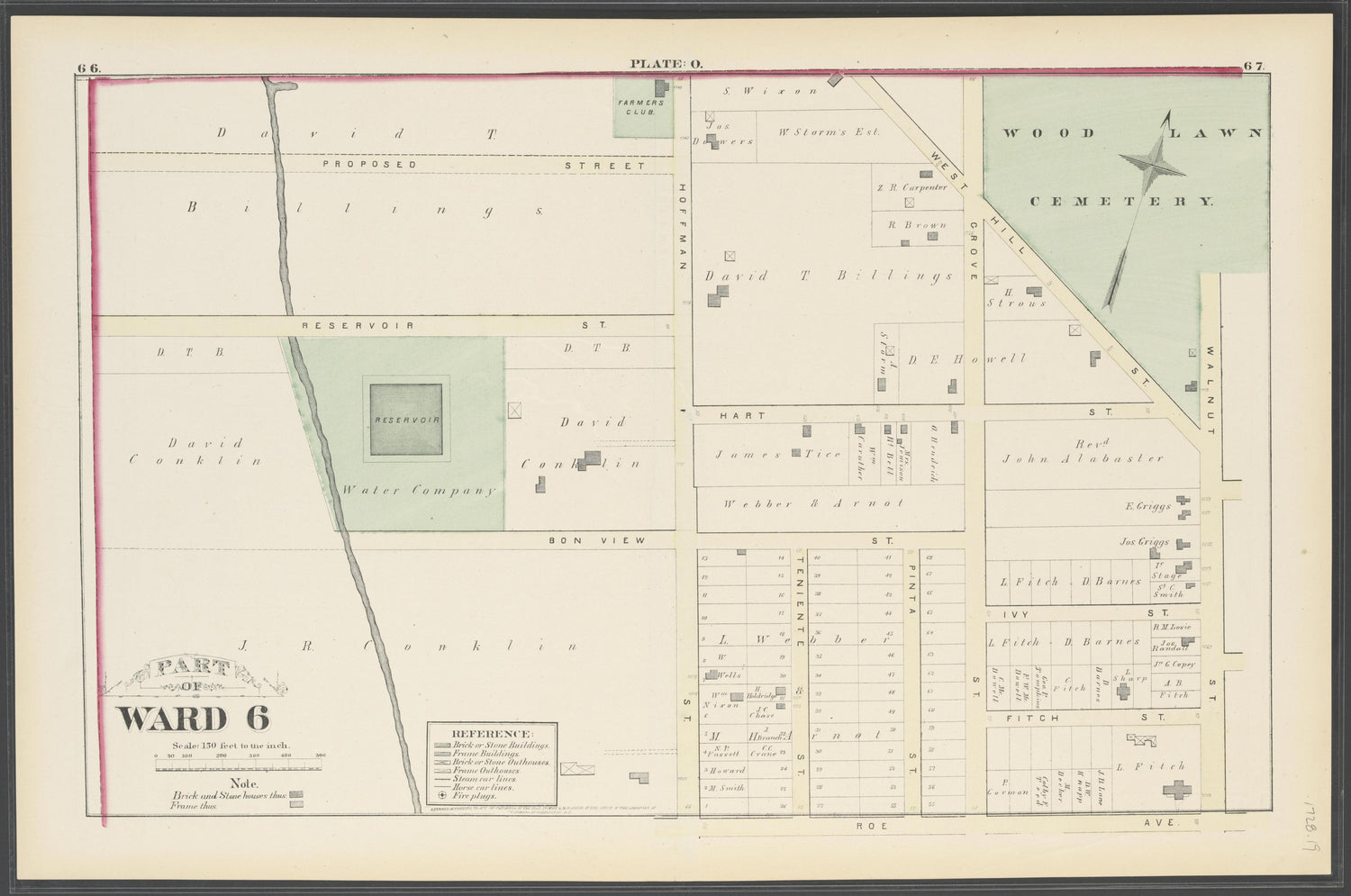 Image 21 of City Atlas of Elmira, New York (maps Only) from City Atlas of Elmira, New York : from Official Records, Private Plans and Actual Surveys, Based Upon Plans Deposited In the Department of Surveys 1876 by Relic Map Company