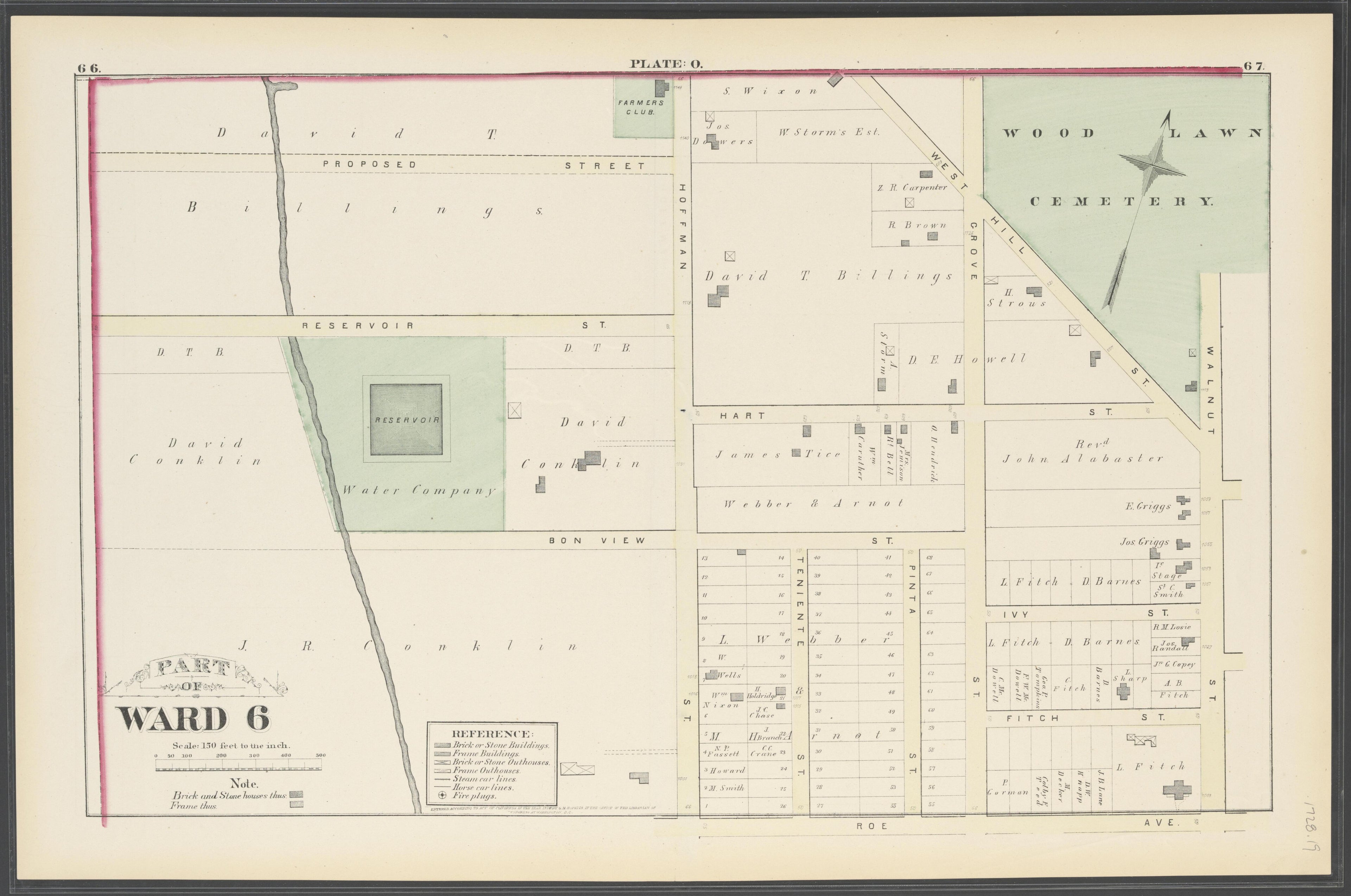 Image 21 of City Atlas of Elmira, New York (maps Only) from City Atlas of Elmira, New York : from Official Records, Private Plans and Actual Surveys, Based Upon Plans Deposited In the Department of Surveys 1876 by Relic Map Company