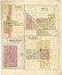 Time; Hull; Martinsburg; El Dara from Plat Book of Pike County, Illinois 1895 by Relic Map Company