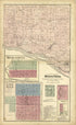 Maps Of: Buena Vista, Richland City, and Lone Rock from Atlas of Richland County, Wisconsin : Drawn from Actual Surveys and the County Records to Which Is Added a Rail Road & Sectional Map of the State of Wisconsin 1874 by Relic Map Company