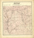 Map of Dayton from Atlas of Richland County, Wisconsin : Drawn from Actual Surveys and the County Records to Which Is Added a Rail Road & Sectional Map of the State of Wisconsin 1874 by Relic Map Company