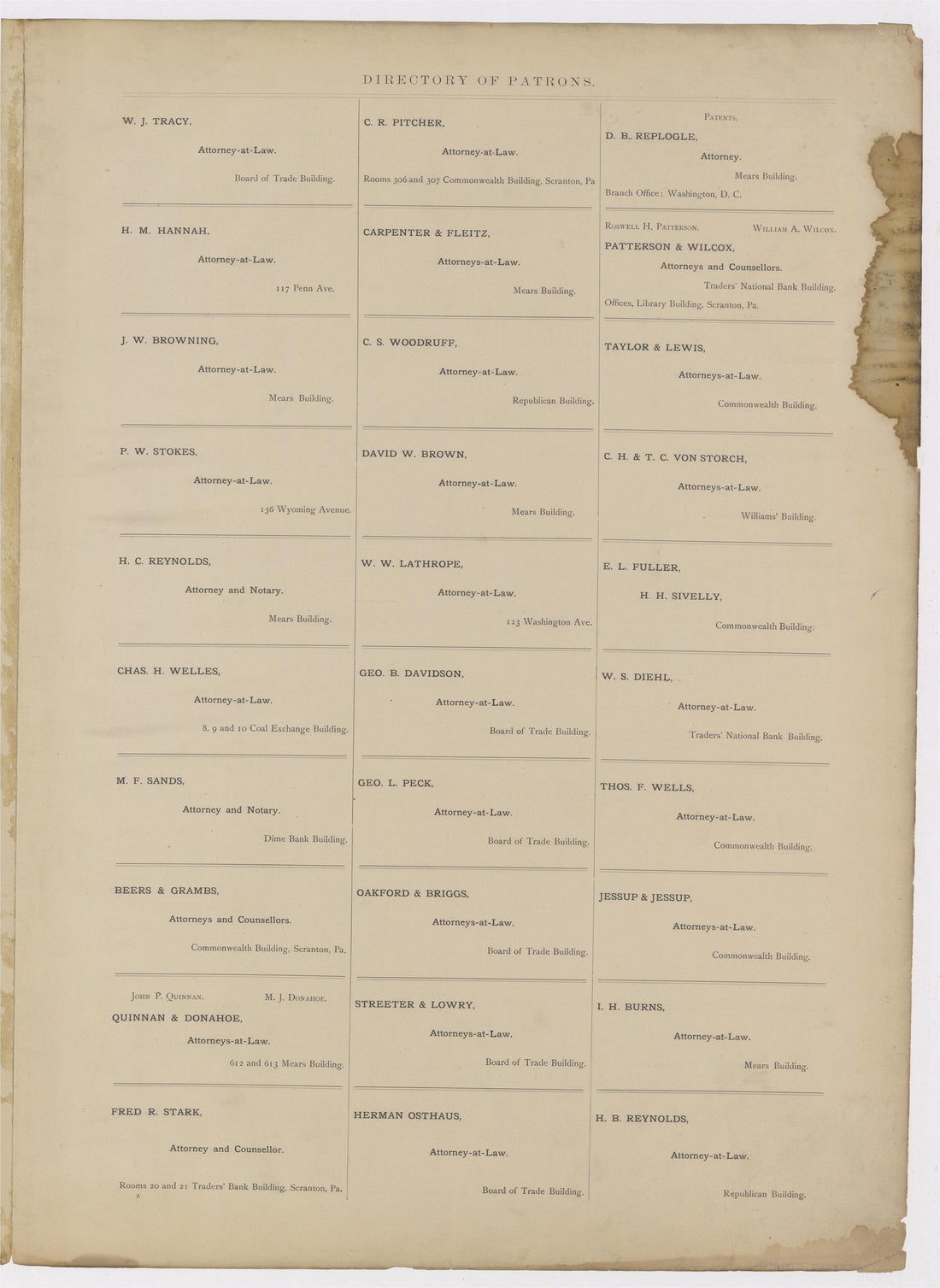 Image 31 of Atlas of Surveys of the City of Scranton and Borough of Dunmore, Pennslyvania from Atlas of Surveys of the City of Scranton and Borough of Dunmore, Pennslyvania : Compiled from Actual Surveys and City Records 1898 by Relic Map Company