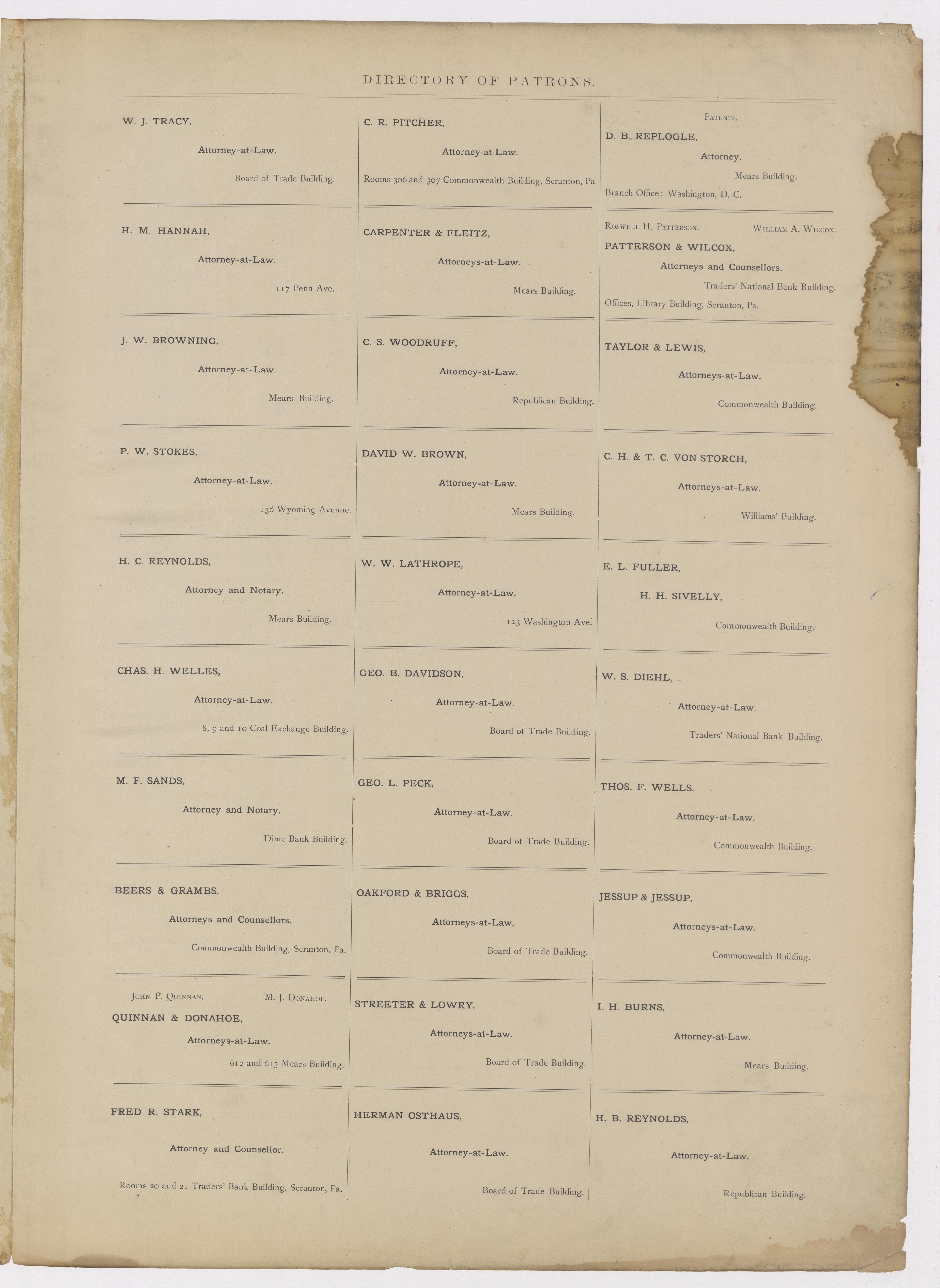 Image 31 of Atlas of Surveys of the City of Scranton and Borough of Dunmore, Pennslyvania from Atlas of Surveys of the City of Scranton and Borough of Dunmore, Pennslyvania : Compiled from Actual Surveys and City Records 1898 by Relic Map Company