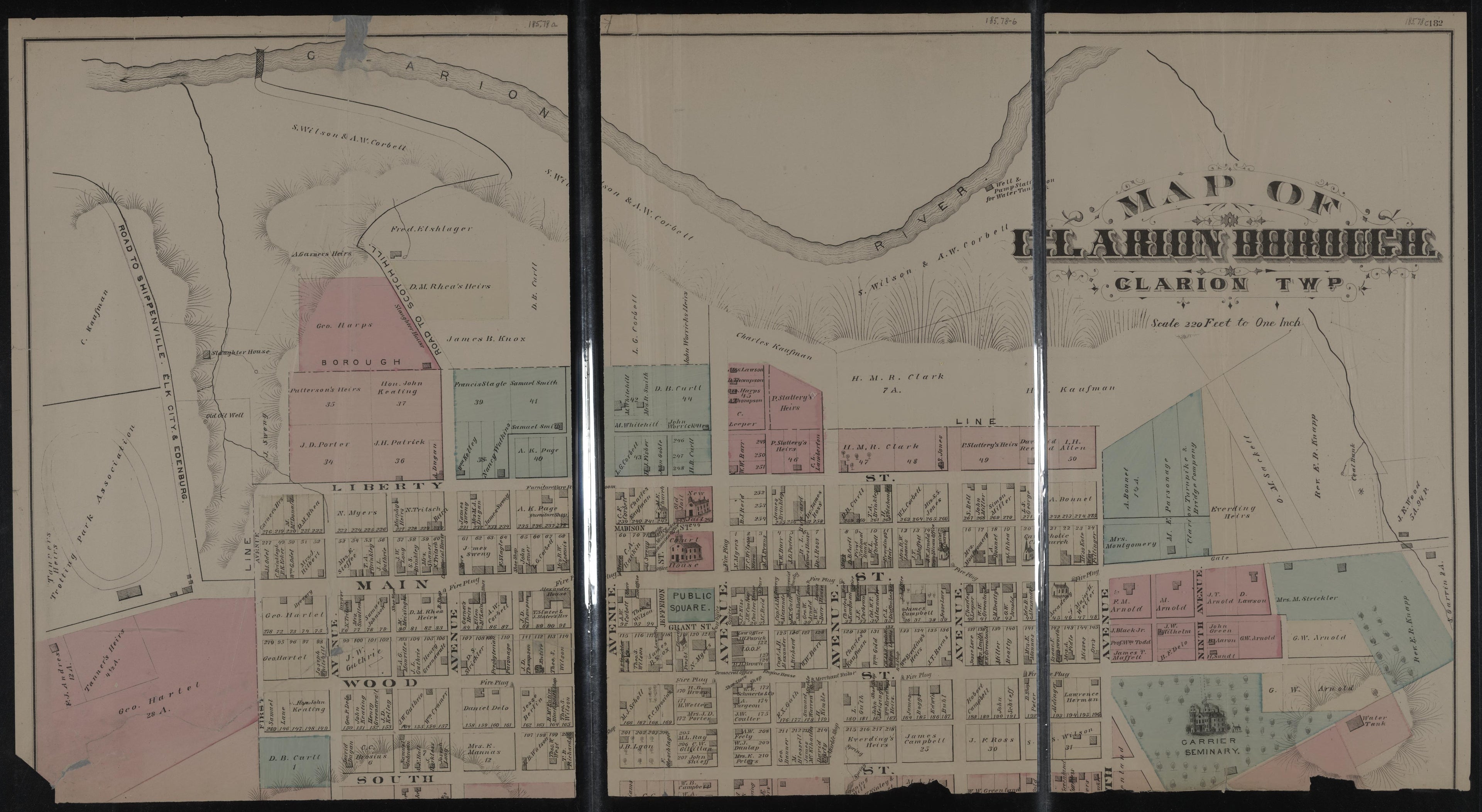 Clarion Map from Caldwell&