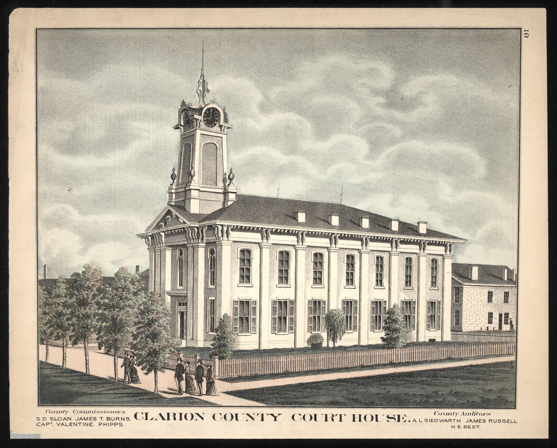 Clarion County Courthouse from Caldwell&