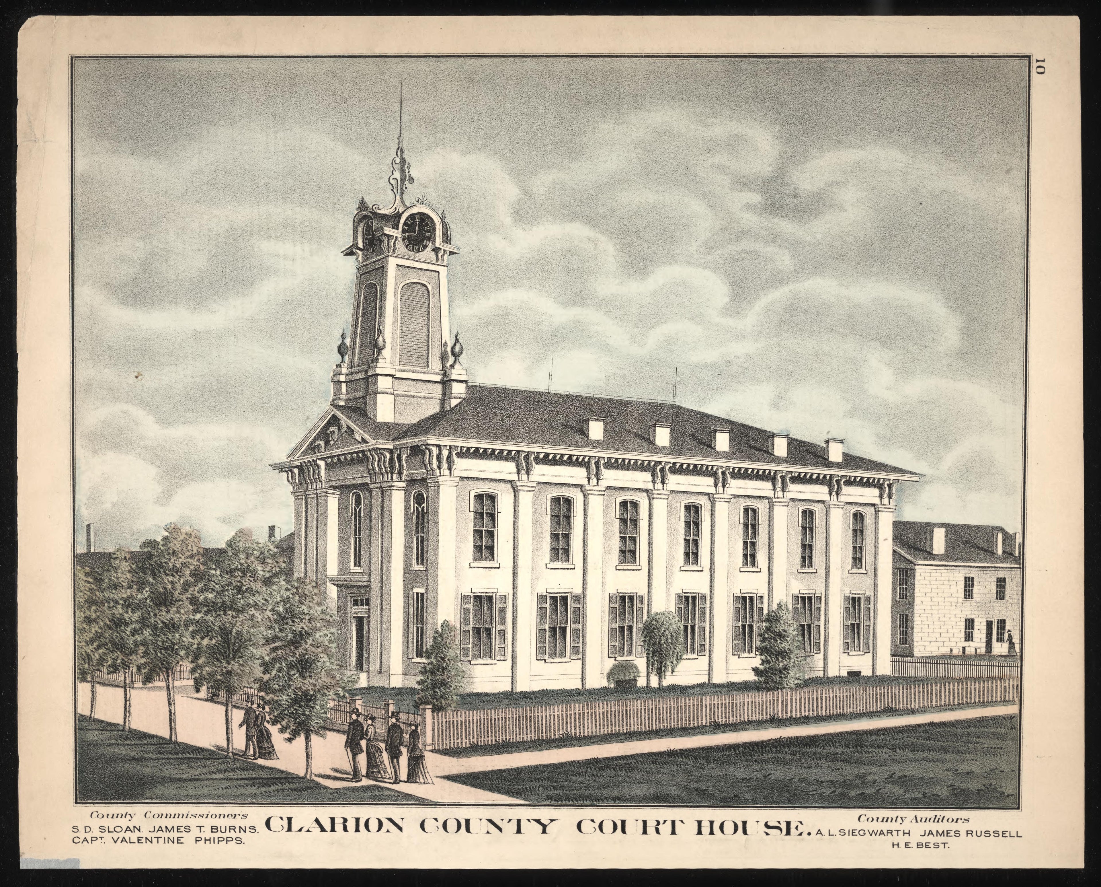Clarion County Courthouse from Caldwell&