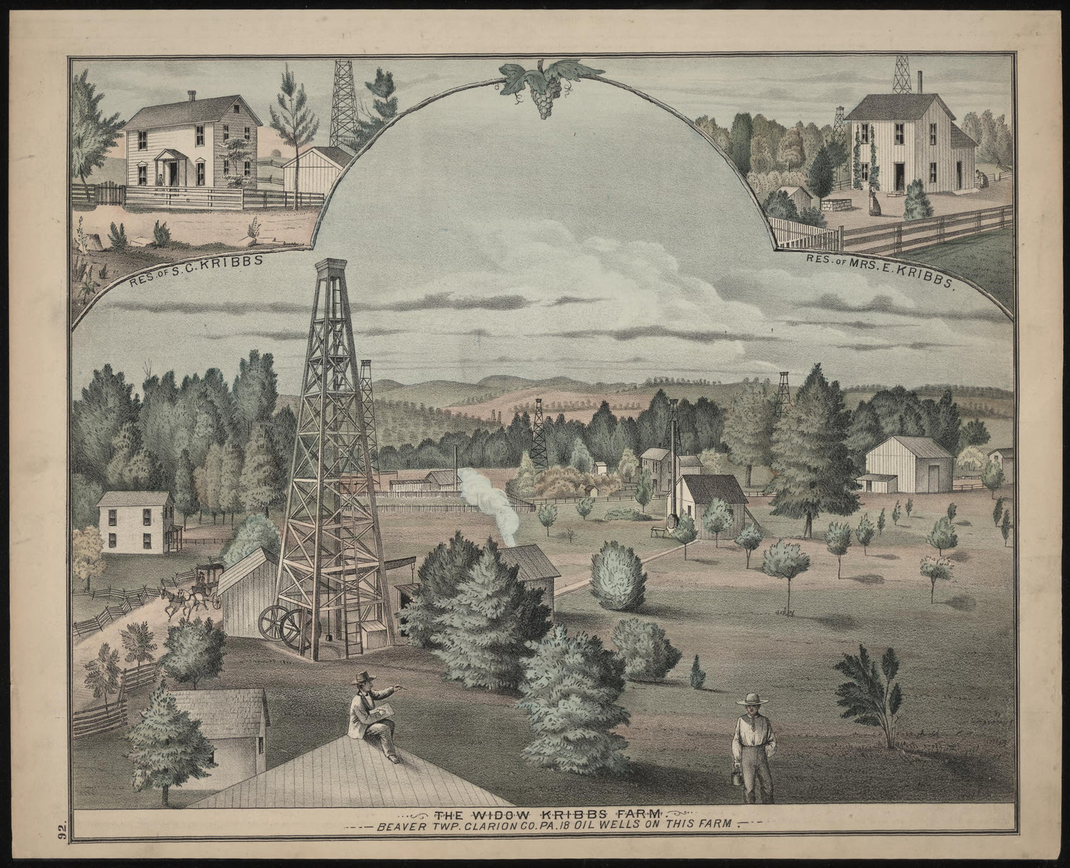Widow Kribbs Farm from Caldwell&