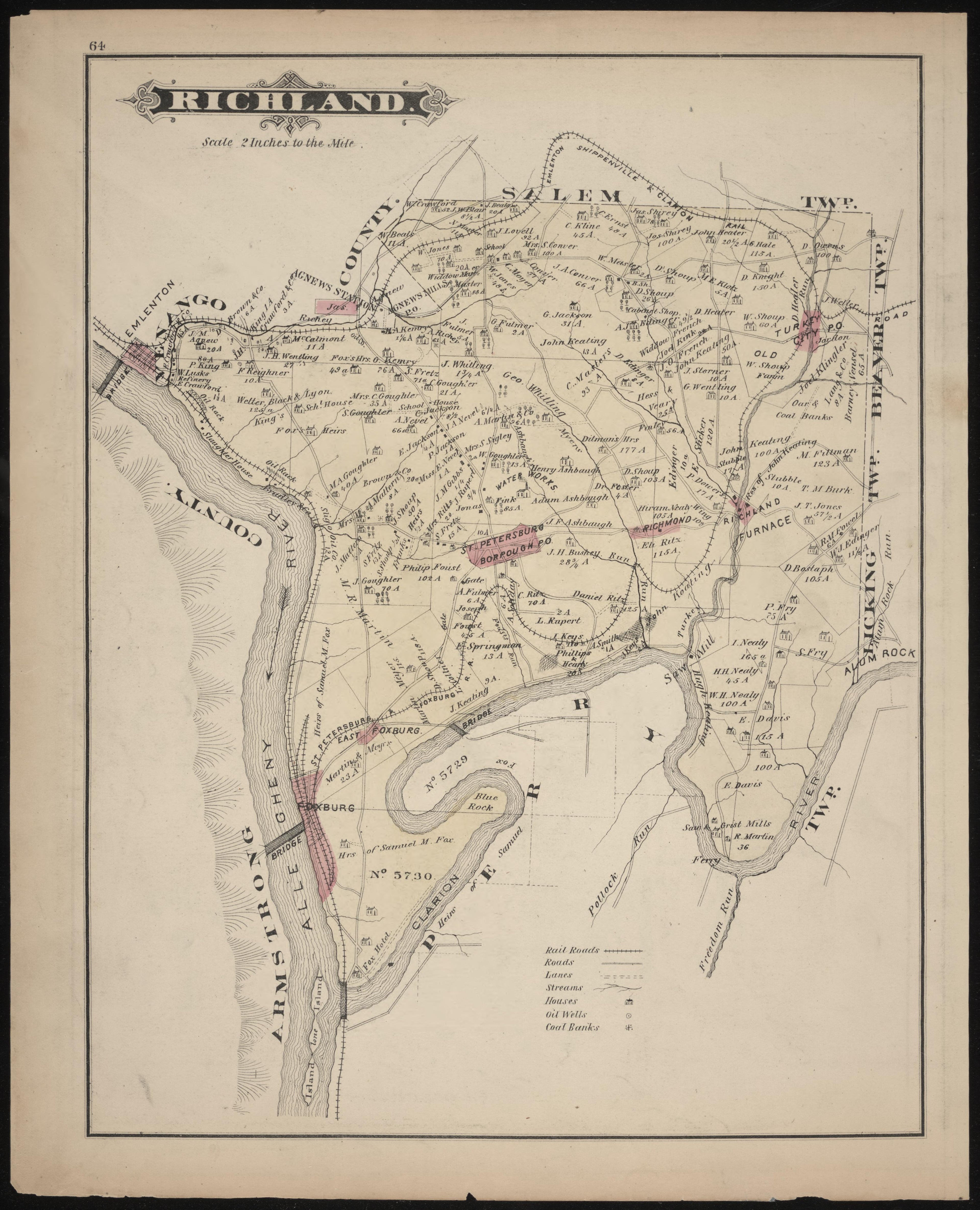 Richland Map from Caldwell&