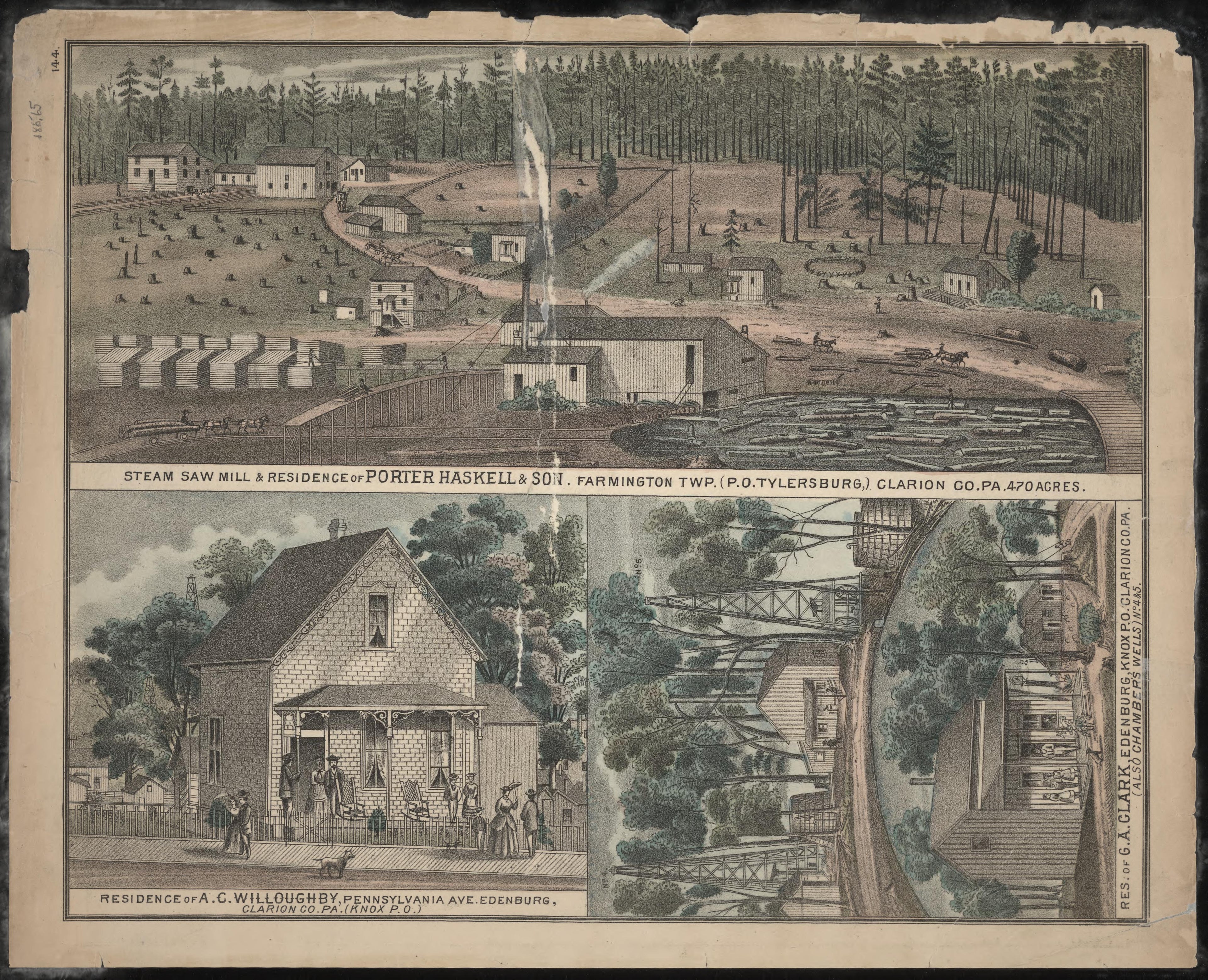 Porter Haskell and A.C. Willoughby Residences from Caldwell&