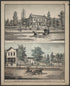 J. Patton Lyon and P. Mohney Residences from Caldwell&