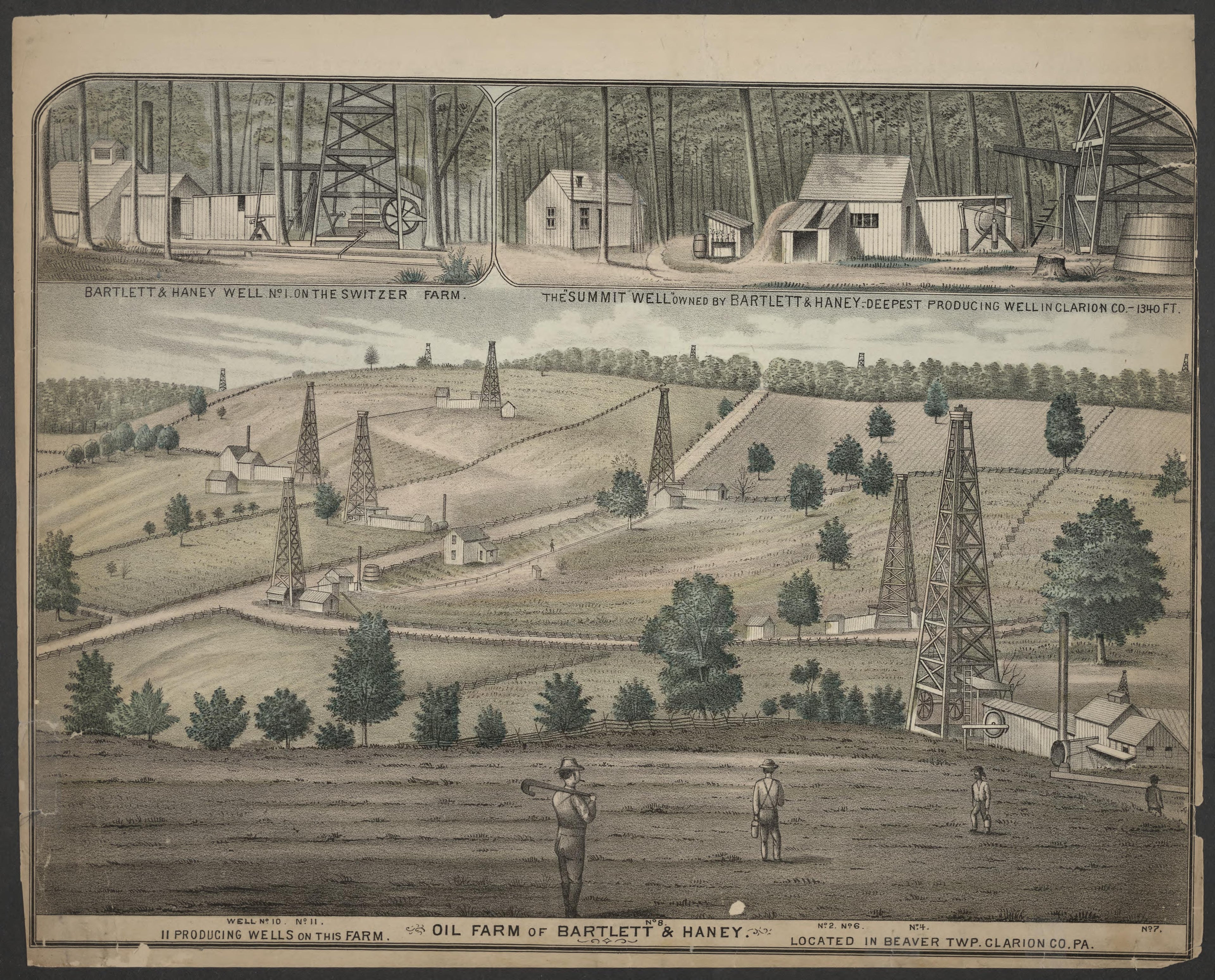 Oil Farm of Bartlett and Haney from Caldwell&