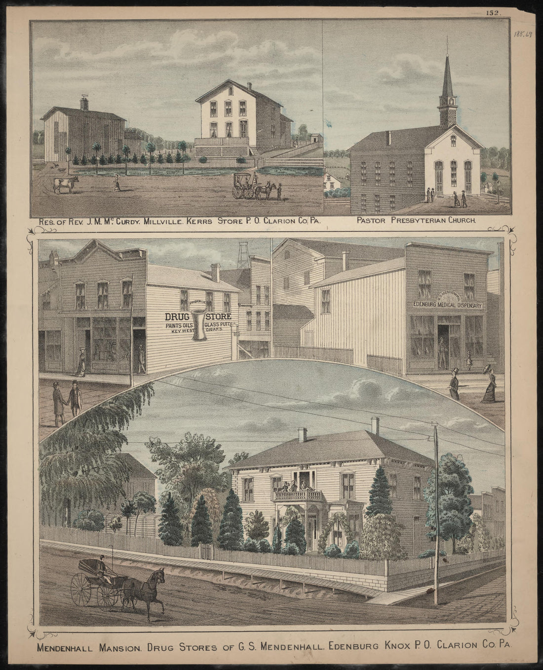 J.M. McCrudy and G.S. Mendenhall Residences from Caldwell&