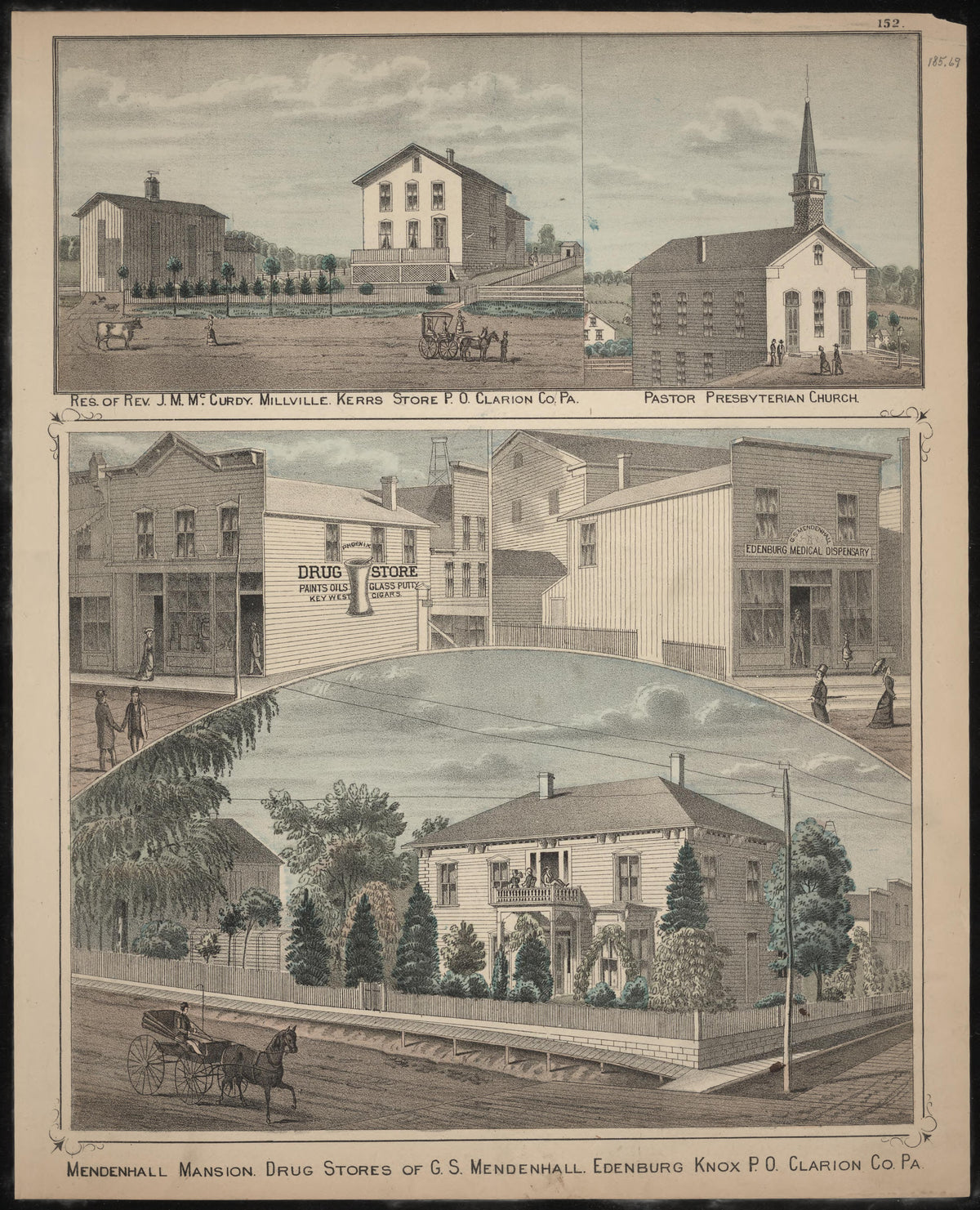 J.M. McCrudy and G.S. Mendenhall Residences from Caldwell&