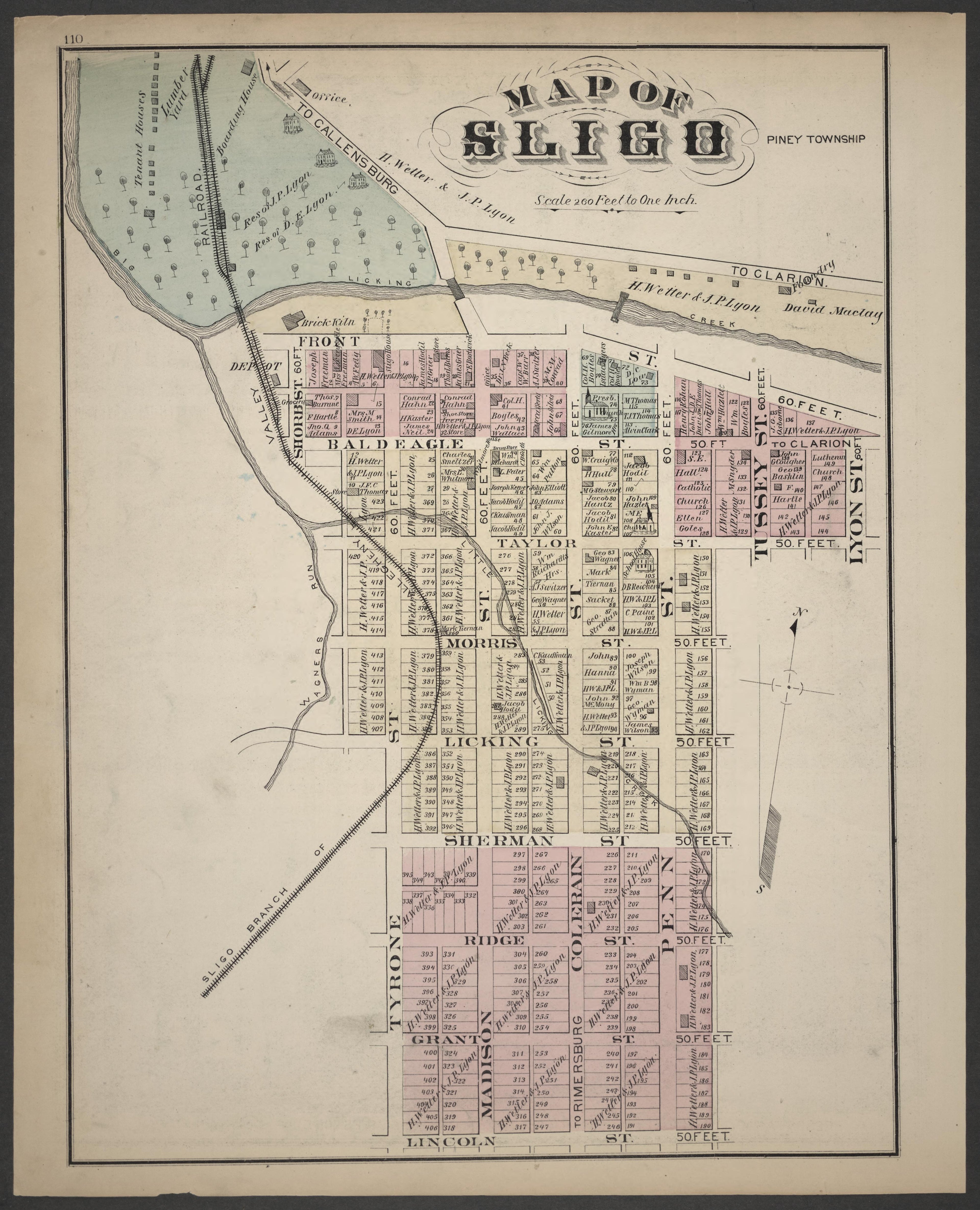 Sligo Map from Caldwell&