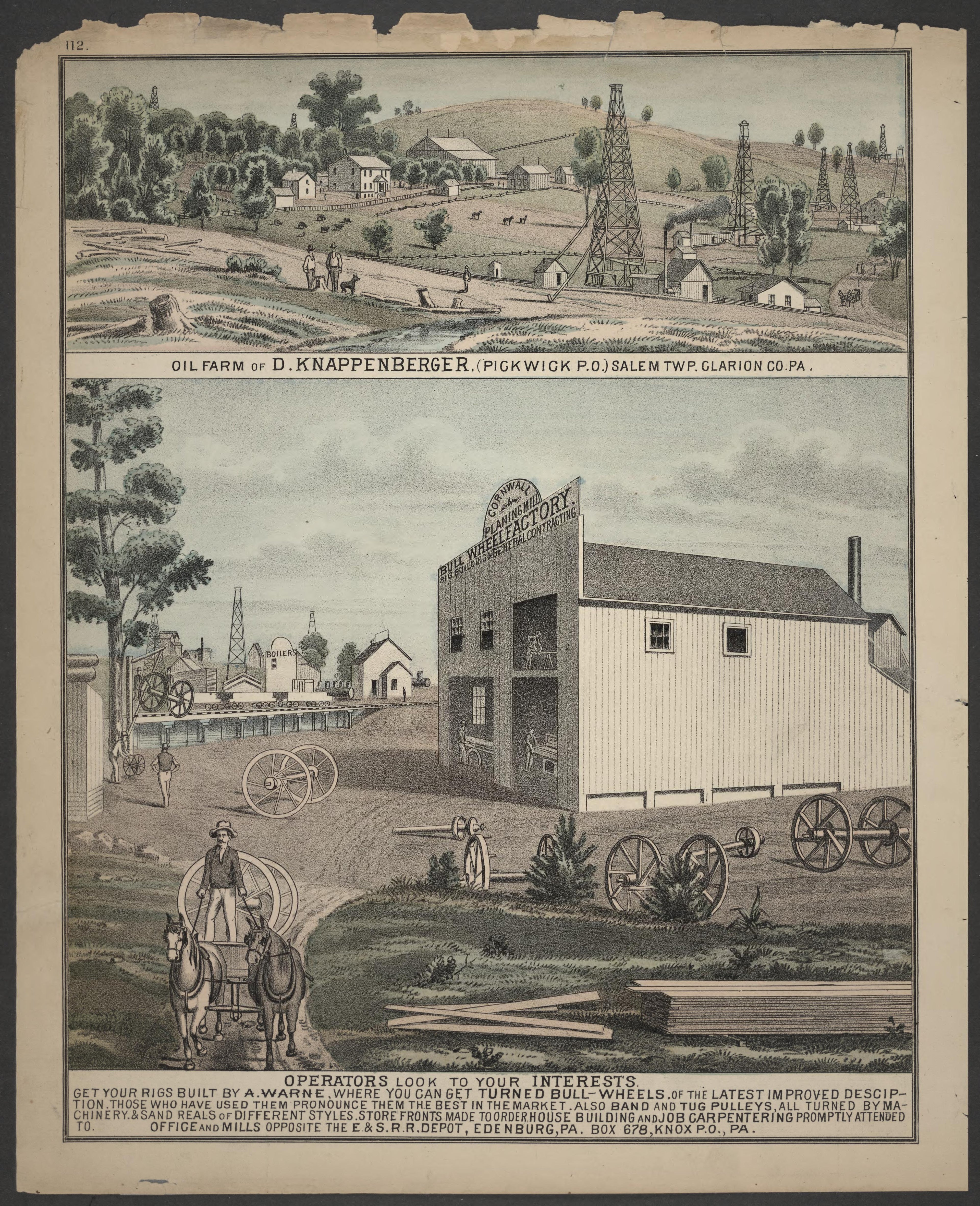 D. Knappenberger Residence and A. Warne Business from Caldwell&