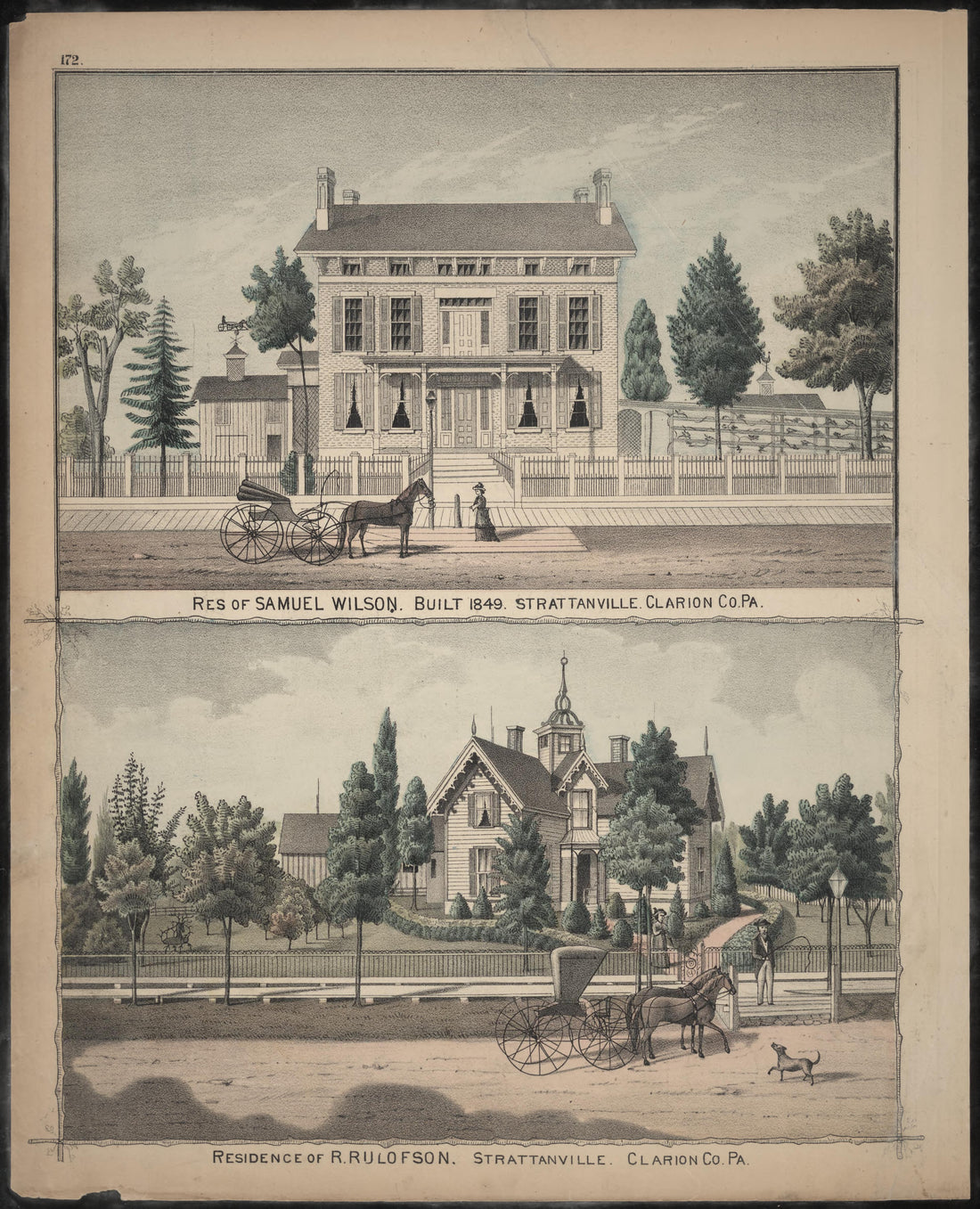 Samuel Wilson and R. Ruldfson Residences from Caldwell&