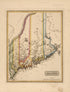 Maine from a New and Elegant General Atlas, Containing Maps of Each of the United States 1817 by Relic Map Company