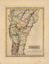 Vermont from a New and Elegant General Atlas, Containing Maps of Each of the United States 1817 by Relic Map Company