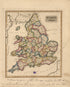 England and Wales from a New and Elegant General Atlas, Containing Maps of Each of the United States 1817 by Relic Map Company