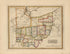 Ohio from a New and Elegant General Atlas, Containing Maps of Each of the United States 1817 by Relic Map Company